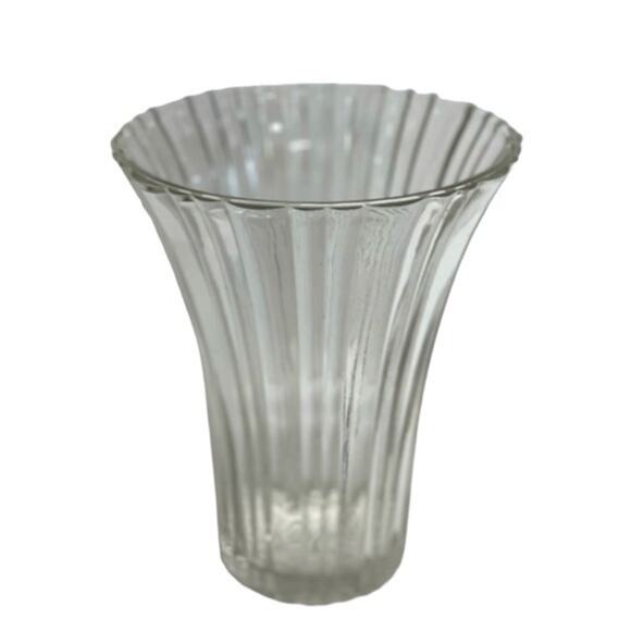 Vintage Other - Vintage Vase Robbed Glass decor accent piece